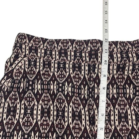 Democracy Skyrise Pull On Printed Frayed Hem Cropped Pants N0305 - Picture 5 of 9